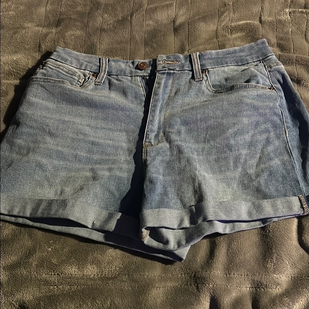 No Boundaries Blue Jean Shorts Relaxed Fit